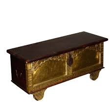 Check out my other items. Queens Treasure Solid Wood Capella Brass Rolling Coffee Table Chest