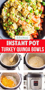 You can also make this instant pot mexican casserole with ground beef if you prefer—i recommend a lean 90%), and dairy (gooey cheese + a dollop of creamy greek yogurt) all make an appearance. Instant Pot Ground Turkey Quinoa Bowls Is Healthy 30 Minute Pressure Cooker One Pot Instant Pot Dinner Recipes Healthy Instant Pot Recipes Instant Pot Recipes