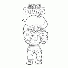 It has an outer, heavy outline and can be used as a coloring page. Brawl Stars Coloring Pages Fun For Kids Leuk Voor Kids