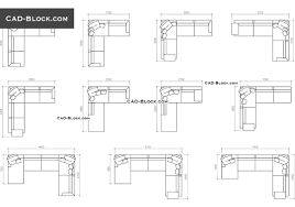 This corner sofa cad block is high quality and detailed in dwg format and works in autocad. Sofas In Plan With Dimensions Cad Blocks Free Download Autocad Blocks