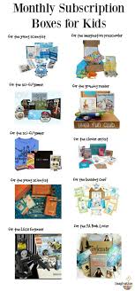 The Best Monthly Subscription Boxes For Kids Subscriptions For Kids Subscription Boxes For Kids Monthly Subscription Boxes