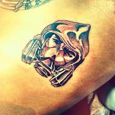 Chris brown has a new tattoo of a supposed random woman a. Chris Brown Tattoos On Twitter Chris Brown S New Wolf Indian Chief Tattoo On His Neck Aimed At Drake Check Out His New Neck Tattoo At Http T Co K1et3lkd