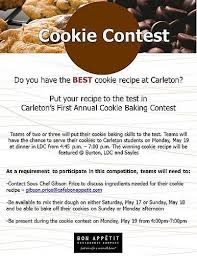 Cookie Contest Rules Baking Contest Cookie Contest Dining Services