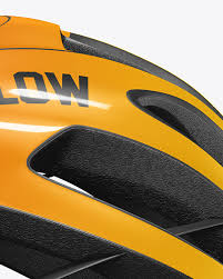 Download Cycling Helmet Mockup In Apparel Mockups On Yellow Images Object Mockups