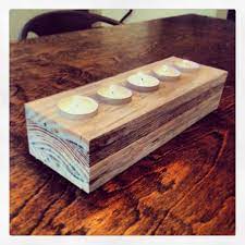 Amazing accent pieces to add to your interior decor. Wood With Holes Candles Google Zoeken Candle Holder Meuble Palette Palette