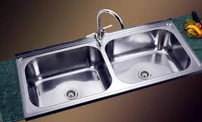 double bowl kitchen sink