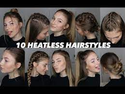 10 Heatless Back To School Hairstyles Oliviagrace Youtube Back To School Hairstyles Heatless Hairstyles Summer Hairstyles For Medium Hair