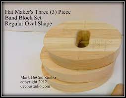 Free Usa Shipping Built To Order Hat Making Band Block Three Etsy Hat Making Making The Band Large Hats