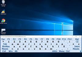 If you want to write across the mouse, move your cursor over the keyboard layout and click the demand letter. Free Virtual Keyboard 4 1 Download For Pc Free