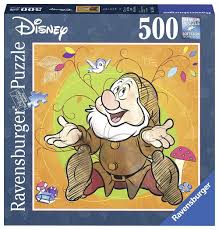 I think 1000 pieces is more my jam! Ravensburger Disney Sneezy Square Jigsaw Puzzle 500 Piece Buy Online At The Nile