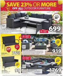 To use as patio furniture or a garden furniture set you can find a style and size to suit your space. Jysk Canada Flyer Outdoor Furniture May 2 May 8 2019 Shopping Canada