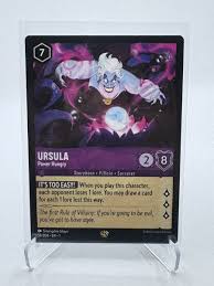 Disney Lorcana Ursula Power Hungry Legendary 59/204 Non-Foil NM