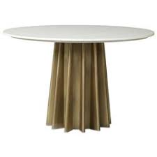 94 list price $30.00 $ 30. Aurora Hollywood Regency White Marble Antique Brass Round Dining Table 41 D 50 D Kathy Kuo Home