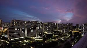 1hr30mins of traveling time include wait here n there. Blazing Pink Sunset At Waterway Terraces At Punggol Singapore Youtube