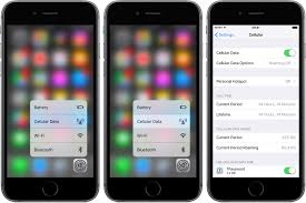The only indicators that are available are those in the default list. Ios 10 Gains Convenient Cellular Data Shortcut With A Little Help From 3d Touch