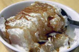 Malaysian Gula Melaka Tapioca Dessert Recipe Tapioca Dessert Desserts Mexican Dessert Recipes