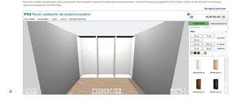 Ikea pax / forsand/vikedal kombinacja szafy, dąb bejcowany na biało/lustro, 150x60x201 cm ze sklepu ikea. Szafa Ikea Pax Jak Zaprojektowac Szafe W Programie Planner Pax Poradnik