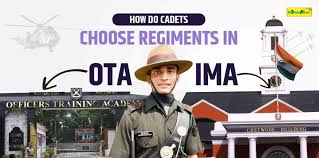 Cadets choose regiments in OTA and IMA ...
