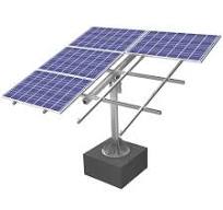 Q235B Adjustable Single-column Power Plant - Hot Dip Galvanized Solar Panel  Ground Mount Bracket
