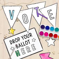 See more ideas about coloring pages, coloring pages for kids, election day. Freebie A Printable Kids Voting Kit For Mock Elections Barley Birch