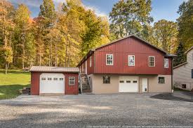 Metal roofing benefits metal roofing drawbacks & disadvantages. Amish Barn In Red And Bronze Metal Roofing And Siding Landhausstil Garage Sonstige Von A B Martin Roofing Supply Houzz