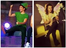 I Am A Lost Boy From Never Land Usually Hanging Out With Peter Pan Larry Stylinson Peter Pan And Tinkerbell Members Of One Direction