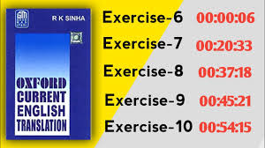 Exercise 6 7 8 9 10 Oxford Current English Translation Exercise 6 7 8 9 10 English Translation Youtube