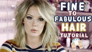 Easy Messy Waves How To Make Fine Hair Look Fuller Youtube How To Curl Short Hair How To Make Hair Hair Tutorials Easy