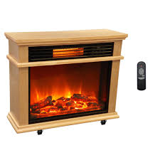 37.5'' h x 64'' w x 10.75'' d. Lifesmart Large Infrared Remote Faux Stone Electric Fireplace Extra Heating Cooling Air Quality Stoves Fireplaces Rayvoltbike Com