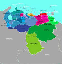En esta entrada os dejo un listado (en orden alfabético) y un mapa con los 23 estados que conforman la república bolivariana de venezuela. Cuales Son Los Estados De Venezuela Y Sus Capitales Mapa
