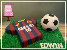 El emblema del combinado nacional recibió varios saludos en twitter, uno de ellos en de la afa que fue acompañado por una foto de messi gritando uno de sus goles con la casaca argentina y el tuit citó: Messi Jersey And Soccer Cake Soccer Cake Soccer Kids Birthday Party Soccer Birthday Cakes