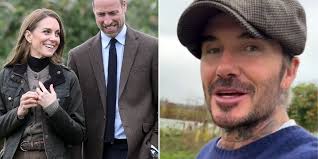 Kate Middleton and Prince William honoured by David Beckham after Princess  of Wales’s previous show of support