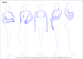 Use your finger and follow the guide, draw your stroke step by step, and you will be able to create a stunning artwork by yourself. Learn How To Draw Anime Body Female Body Step By Step Drawing Tutorials