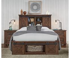Upholstered integrated storage footboard bench. Aamerica Sun Valley California King Storage Platform Bed Furniture Superstore Rochester Mn Platform Beds Low Profile Beds