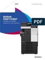Before you begin, you will need to know your computer's operating system. Bizhub C227 C287 Brochure Fax Image Scanner