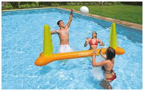 Amusez Vous Avec Le Jeu De Volley Gonflable Intex Piscine Center Net