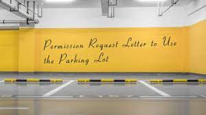 22.04.2015 the manager example co ltd. Permission Request Letter To Use The Parking Lot Format Samples