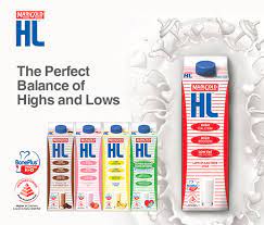 A serving of 200ml include 150 kcal energy, 10.4g protein, 2g fat, 22.4g ingredients: Marigold Hl Milk Marigold