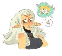 Paya And Her Crush On Link The Legend Of Zelda Breath Of The Wild Legend Of Zelda Breath Of The Wild Cute Art