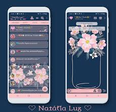 Flowers Theme For Yowhatsapp Aero Whatsapp By Natalia Luz Ios Dark Theme Theme Android Theme