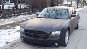 Supercharged Matte Black Dodge Charger 1969 Matte Black Dodge Charger Wintertime Plasti Dip Black Dodge Charger Dodge Charger Dream Cars