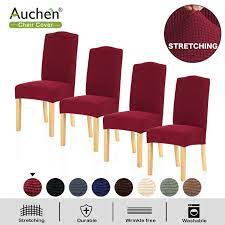 5 out of 5 stars with 3 ratings. Chair Slipcover Auchen Dining Chair Covers Set Of 4 Parsons Chair Slipcover Chair Covers For Dining Room Stretch Furniture Protector Covers For Restaurant Hotel Ceremony Wine Red Walmart Com Walmart Com