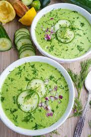 Cold Cucumber Soup Recipe Summer Soup Recipes Cold Soup Recipes Cucumber Soup Recipe