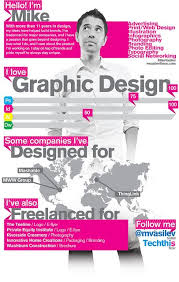 About Me Graphic Design Resume Infographic Resume Resume Design