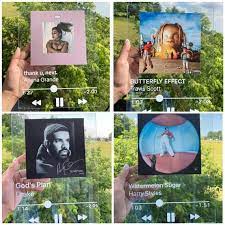 Custom Music Album Plaque Acrylic Spotify Apple Music Wall Art Song Display Plexi Glass Stand Gift In 2021 Diy Wall Art Decor Diy Album Covers Cute Bedroom Decor