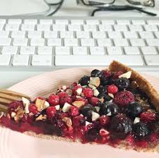 Tarte Amandine Aux Fruits Rouges Vegan Llg
