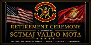 Retirement Ceremony in Honor of Sergeant Major Valdo Mota