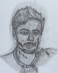 Damien Crosse Drawing by Juan Rosales