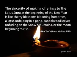 New Years Gosho Buddhist Quotes Buddhist Practices Lotus Sutra