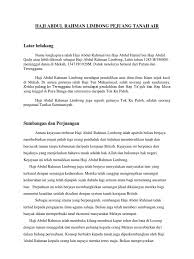 Haji abdul rahman limbong dan kebangkitan rakyat di terengganu 1928. Latest Abdul Rahman Limbong